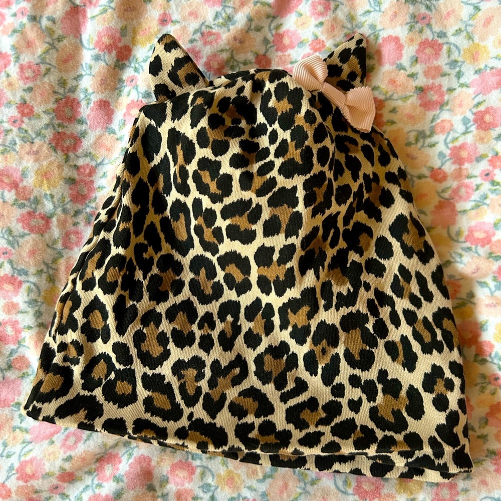 Kate Spade Baby Cat Ears Hat with pink bow